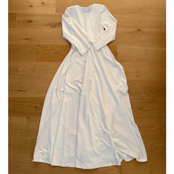 Mew Mews - Roise Crystal Embellished Maxi Coat in White - Picture 6 of 8